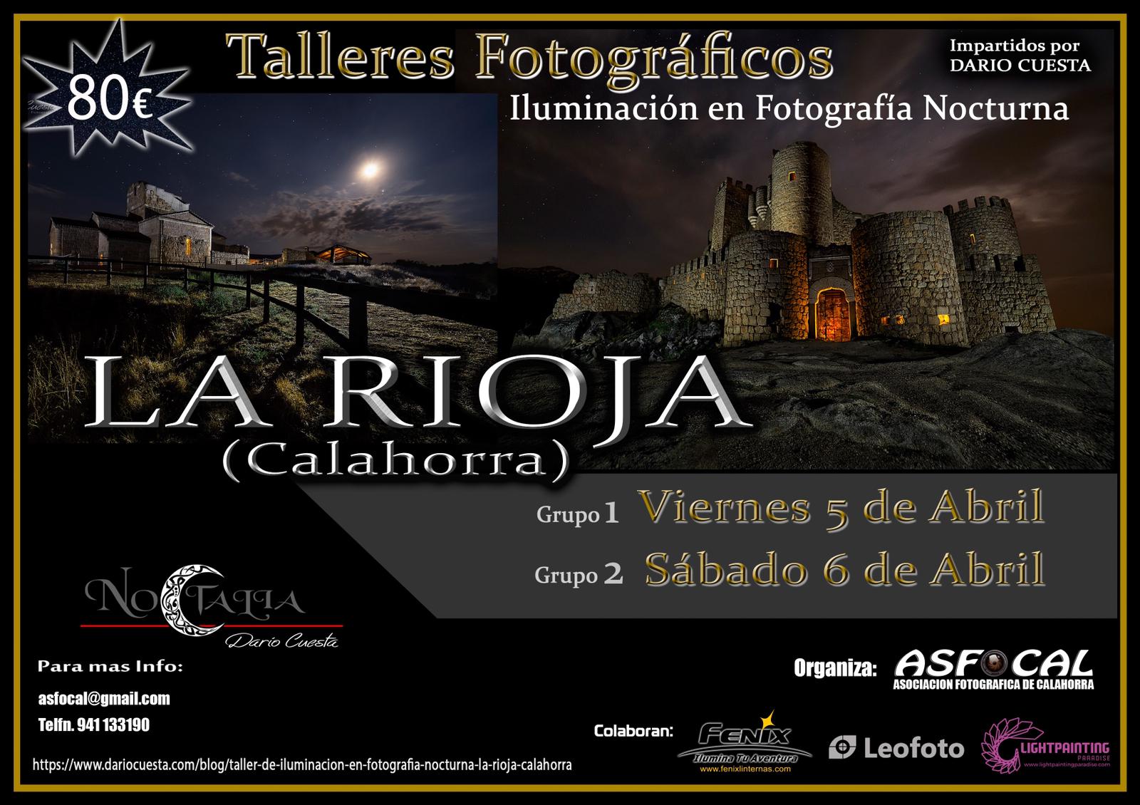 Talleres de fotografía nocturna por Dario Cuesta Talleres de fotografía nocturna por Dario Cuesta